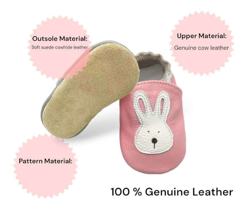 Bunny Baby Shoes Genuine Leather Booties