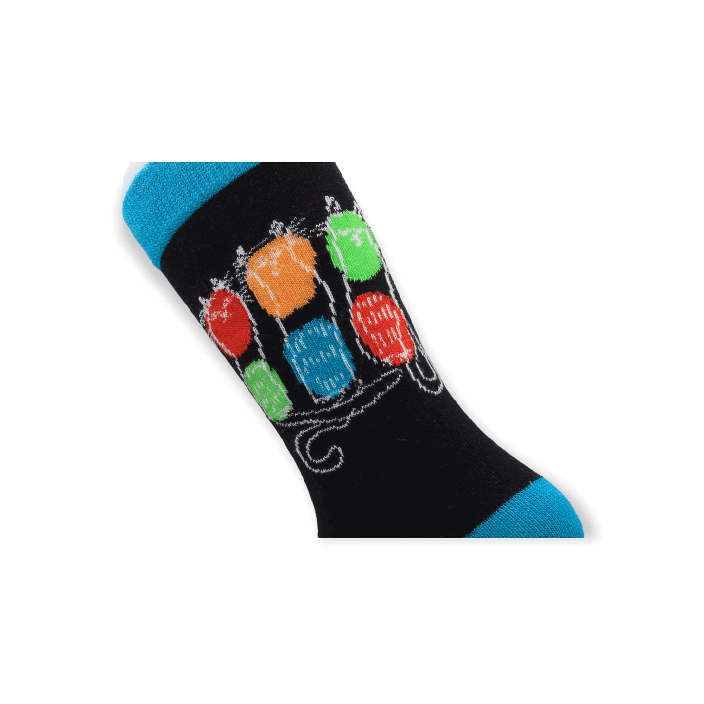 Three Cat Design Unisex Casual Cotton Socks Footwear