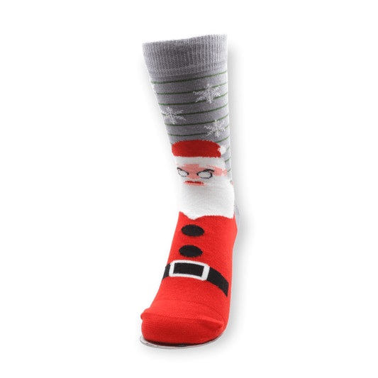 Santa Claus Christmas Unisex Casual Cotton Socks Footwear