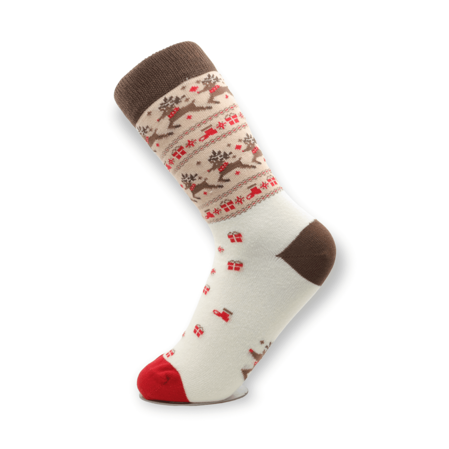 Deer Christmas Unisex Casual Cotton Socks Footwear