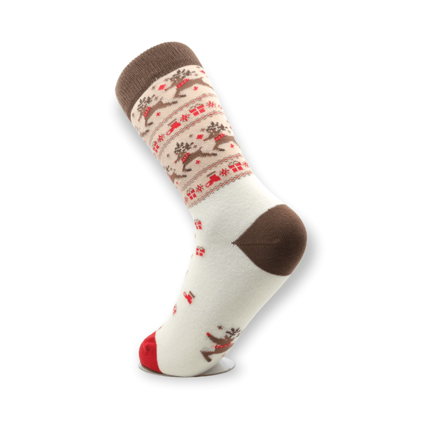 Deer Christmas Unisex Casual Cotton Socks Footwear