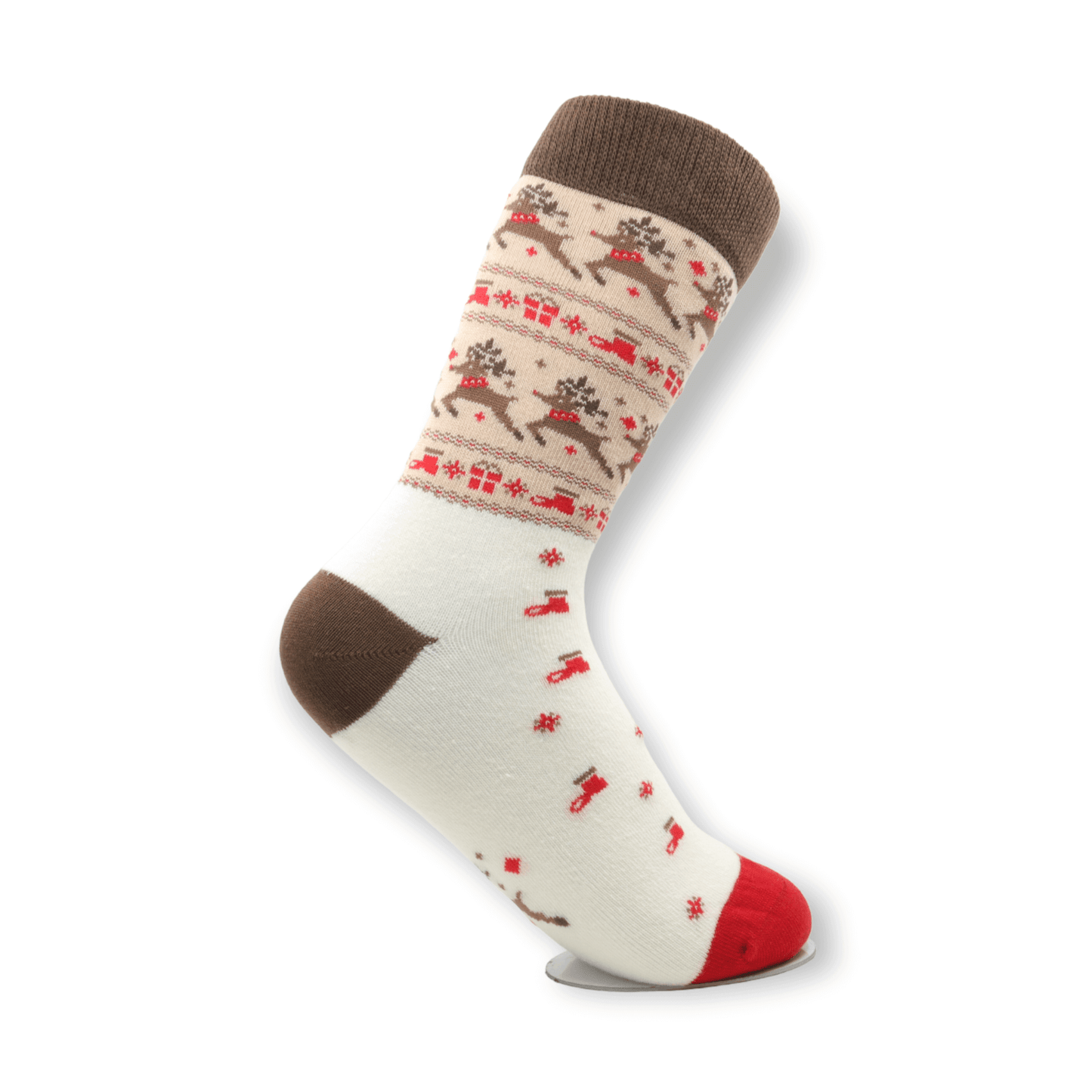 Deer Christmas Unisex Casual Cotton Socks Footwear