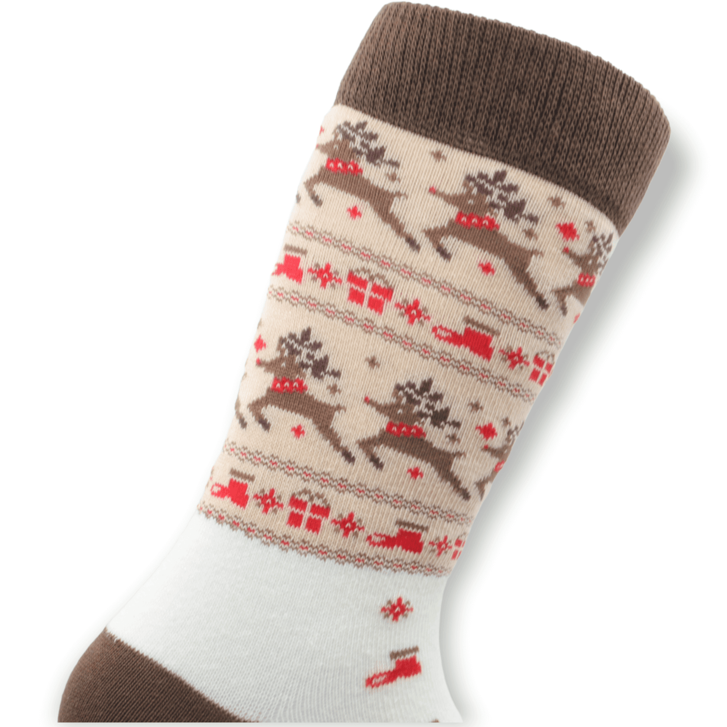 Deer Christmas Unisex Casual Cotton Socks Footwear