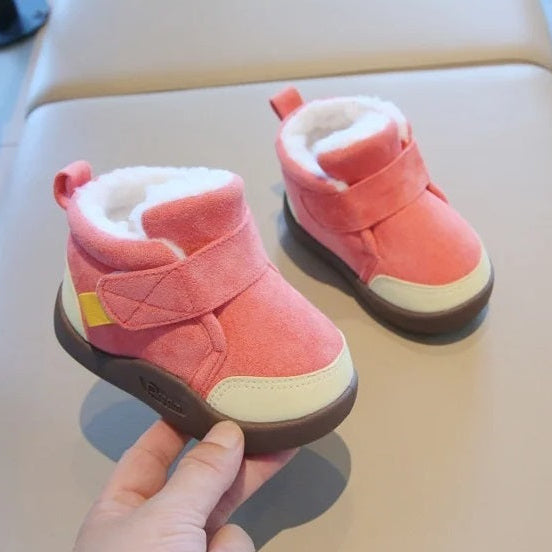 Warm toddler winter boots first walker baby shoes
