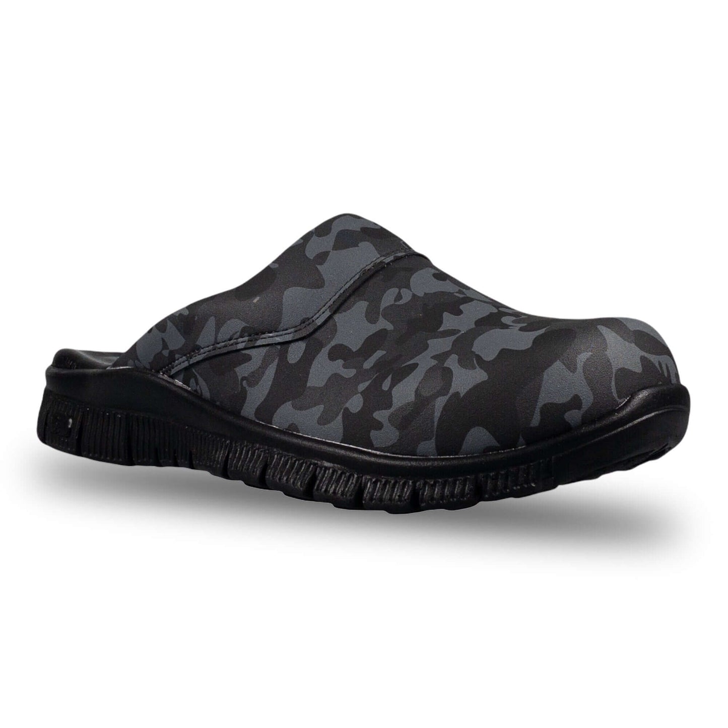 Camouflage Leather Clogs Slippers Mules Nursing Clogs Men and Women Handmade Comfortflex