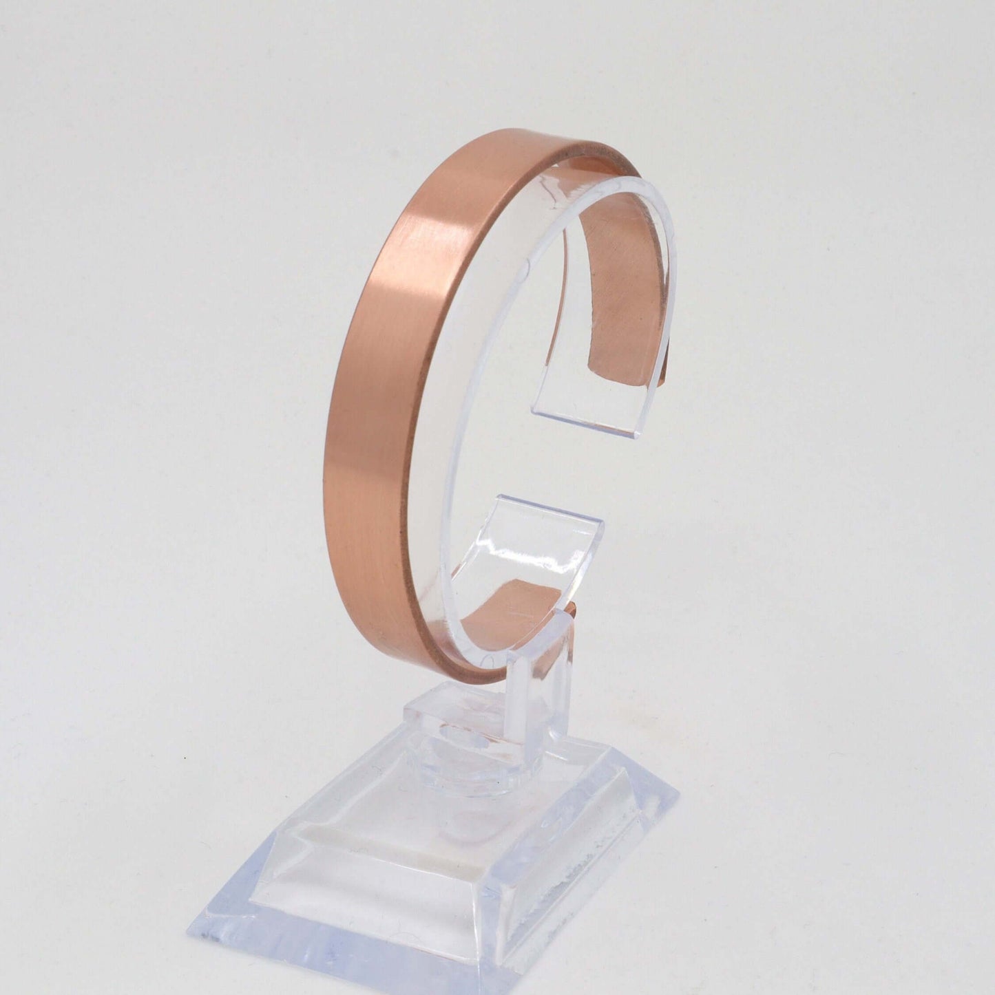 Plain Copper Slim Cuff Adjustable Bracelet For Men Handmade Jewelry Birthday Anniversary Gift