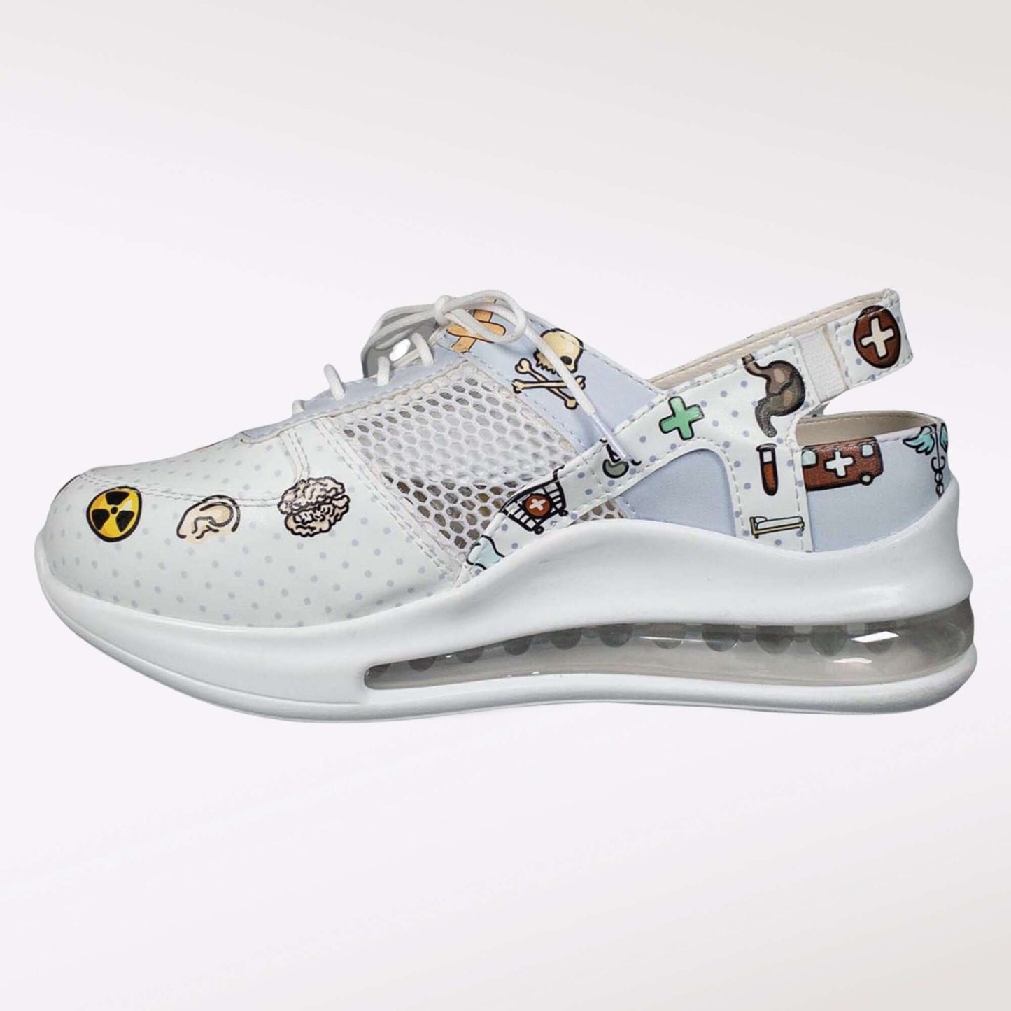 Doctor Nurse Leather Sneaker Clogs Nursing Shoes Supermax