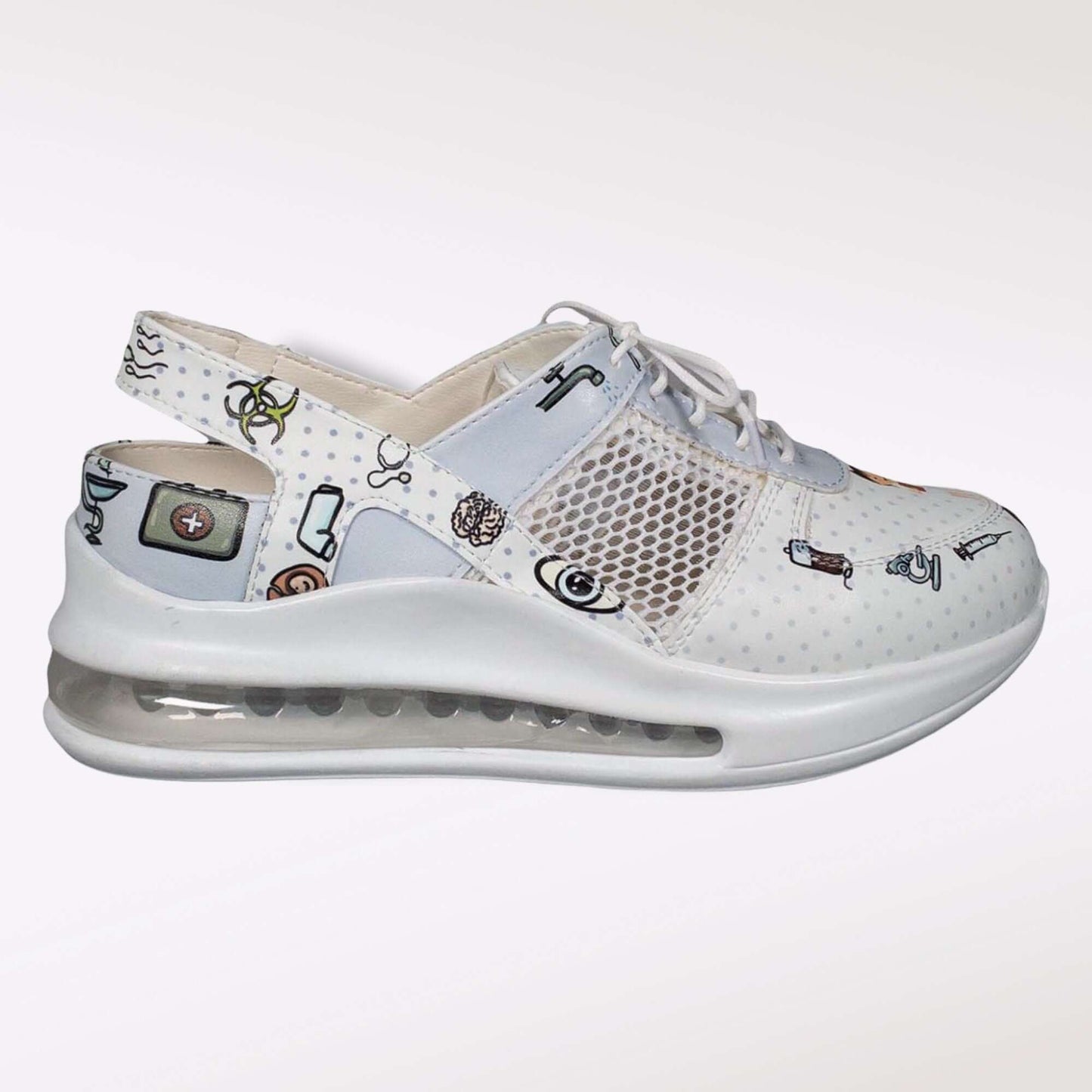 Doctor Nurse Leather Sneaker Clogs Nursing Shoes Supermax