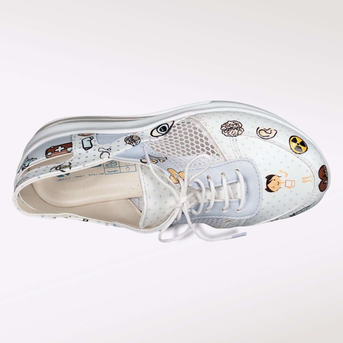 Doctor Nurse Leather Sneaker Clogs Nursing Shoes Supermax