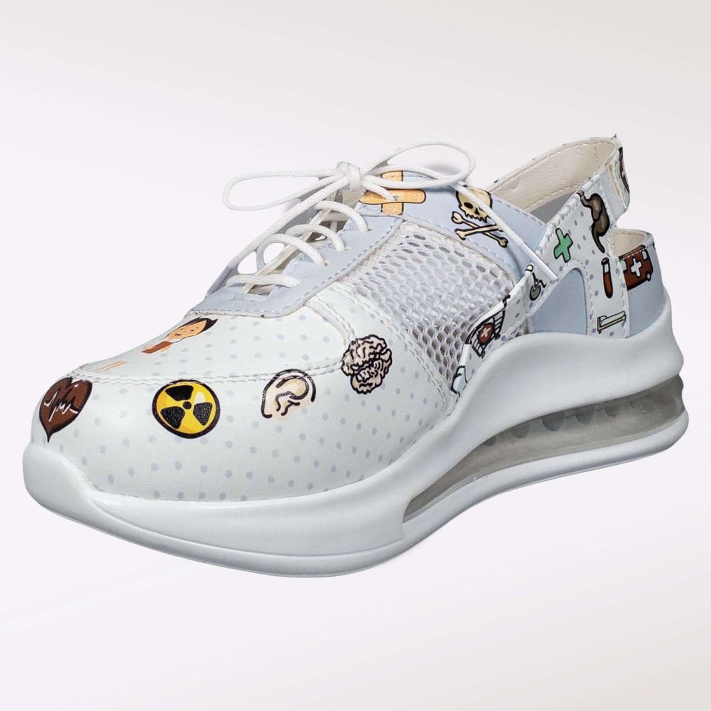 Doctor Nurse Leather Sneaker Clogs Nursing Shoes Supermax