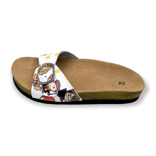 Wizard Single Band Handmade Leather Open Toe Sandals, Clogs, Slippers, Mules , Unisex, Super Comfy, Handmade, Low Heel