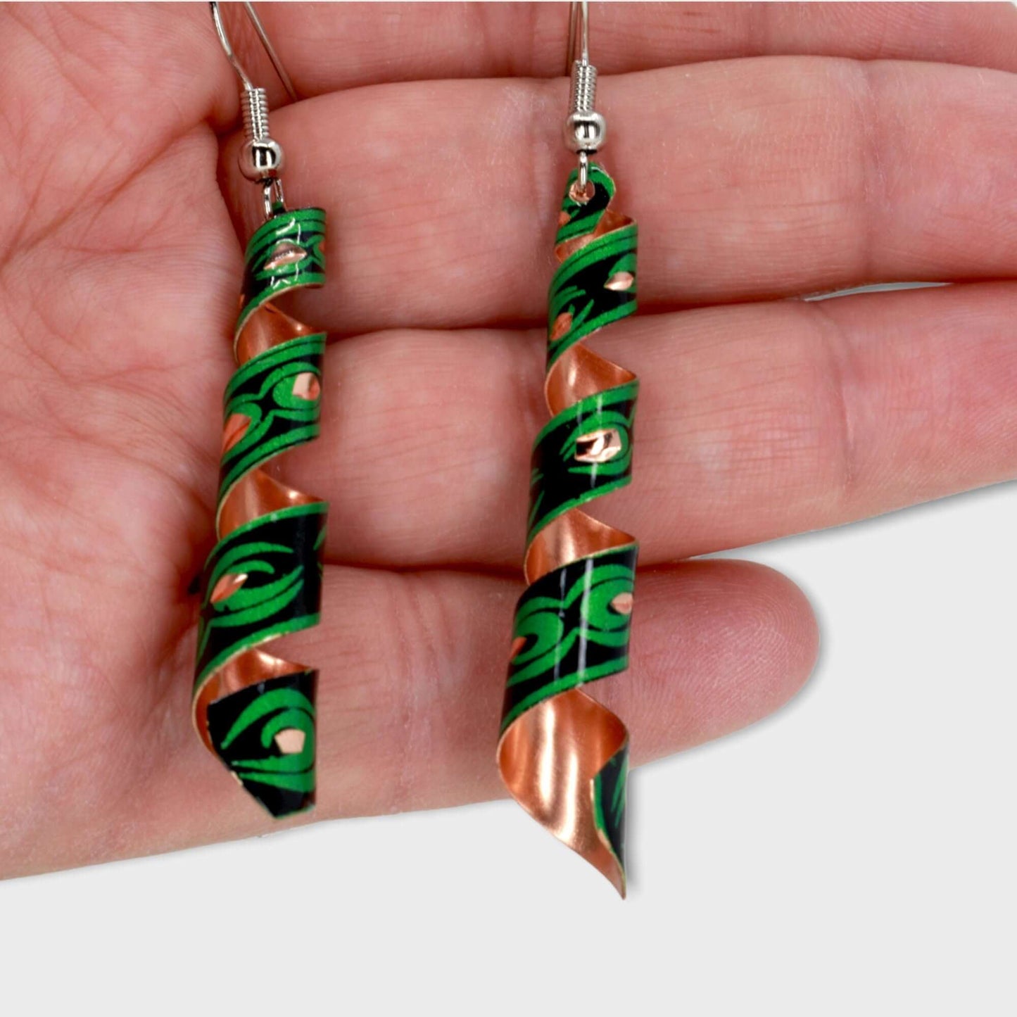 Auger Green Copper Earring Jewellery Gift