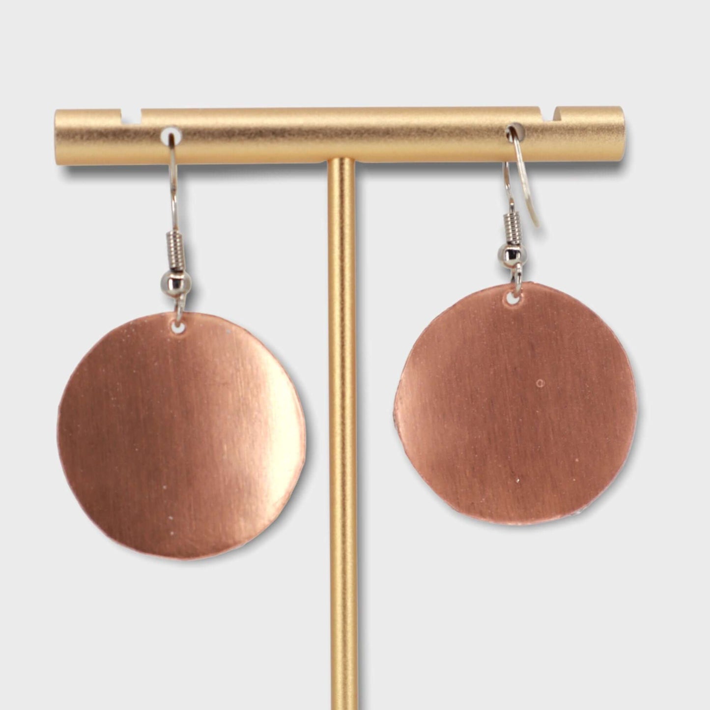 Butterfly Copper Circle Earring Jewellery Gift