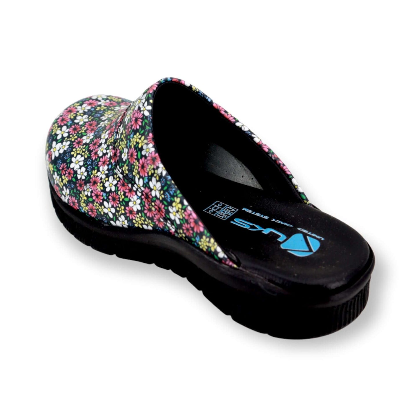 urple Flower Leather Clogs Slippers Mules Nursing Clogs Handmade Comfortflex Gift for Women, Super Comfy, Handmade, Low Heel