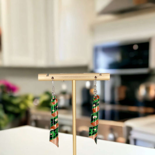 Auger Green Copper Earring Jewellery Gift