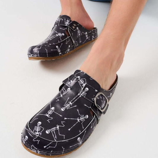 Skeleton Vegan Unisex Slippers Clogs