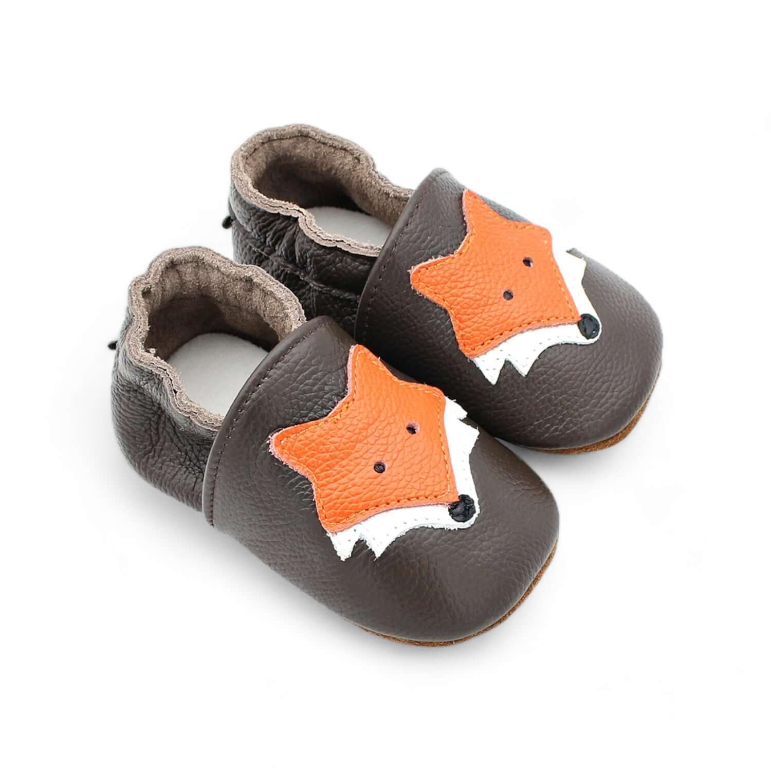Fox Baby Shoes Cow Leather Booties