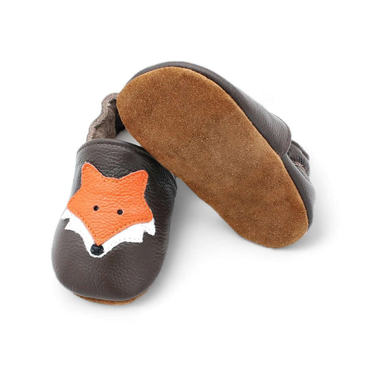 Fox Baby Shoes Cow Leather Booties