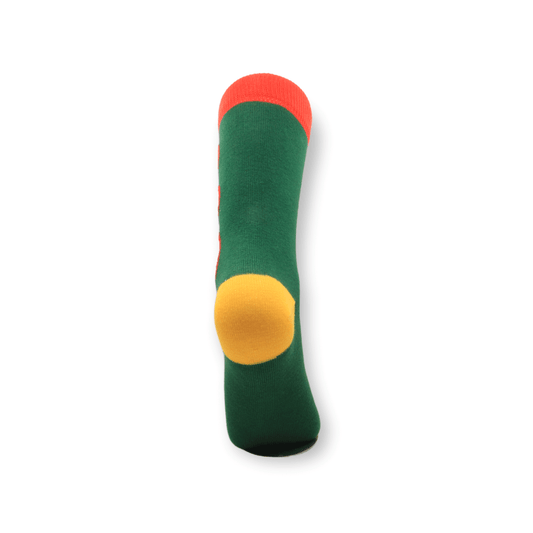  Green Apple Design Unisex Casual Cotton Socks Footwear