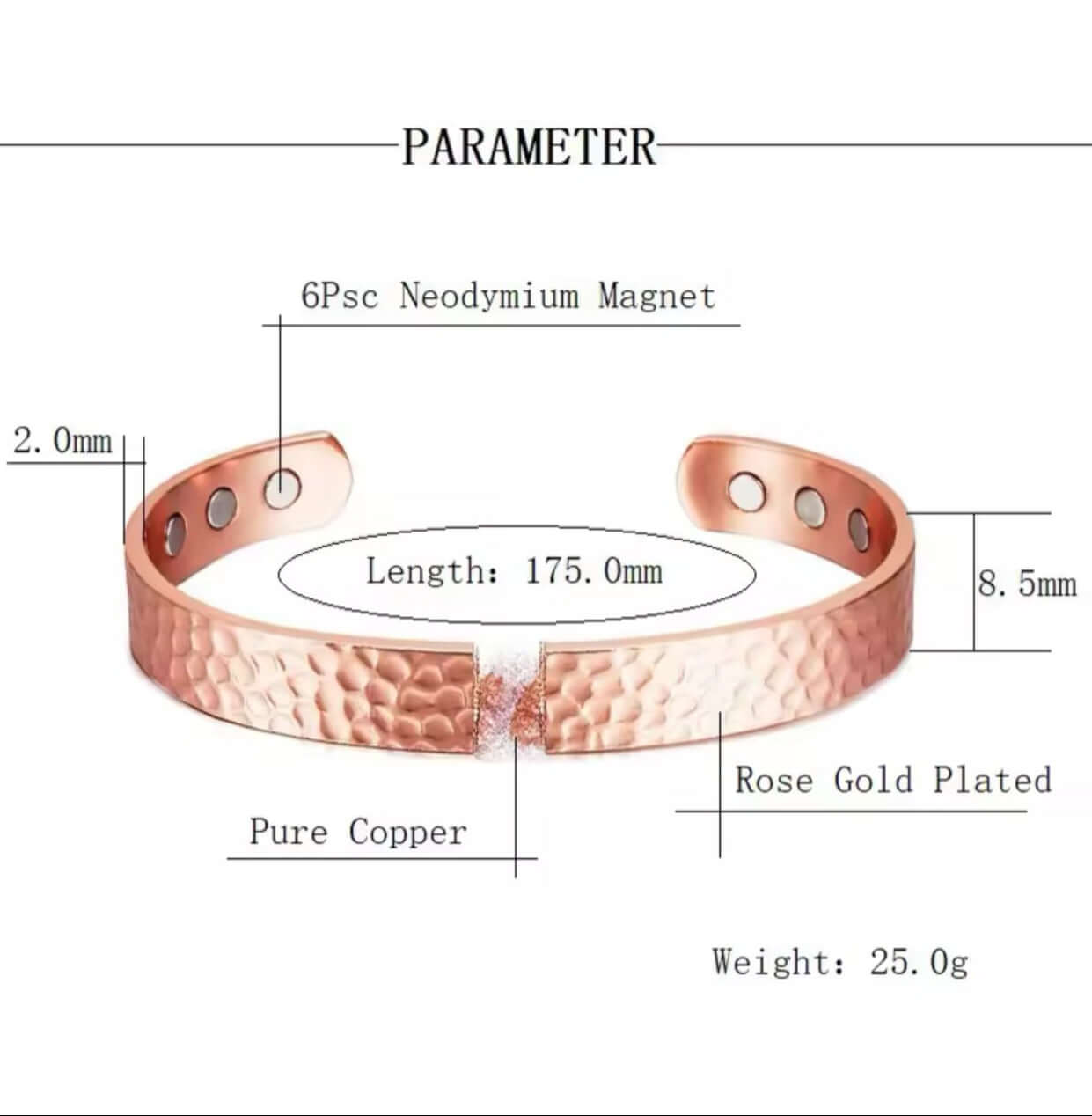 Celtic Copper Magnetic Therapy Bracelet for Style & Wellness