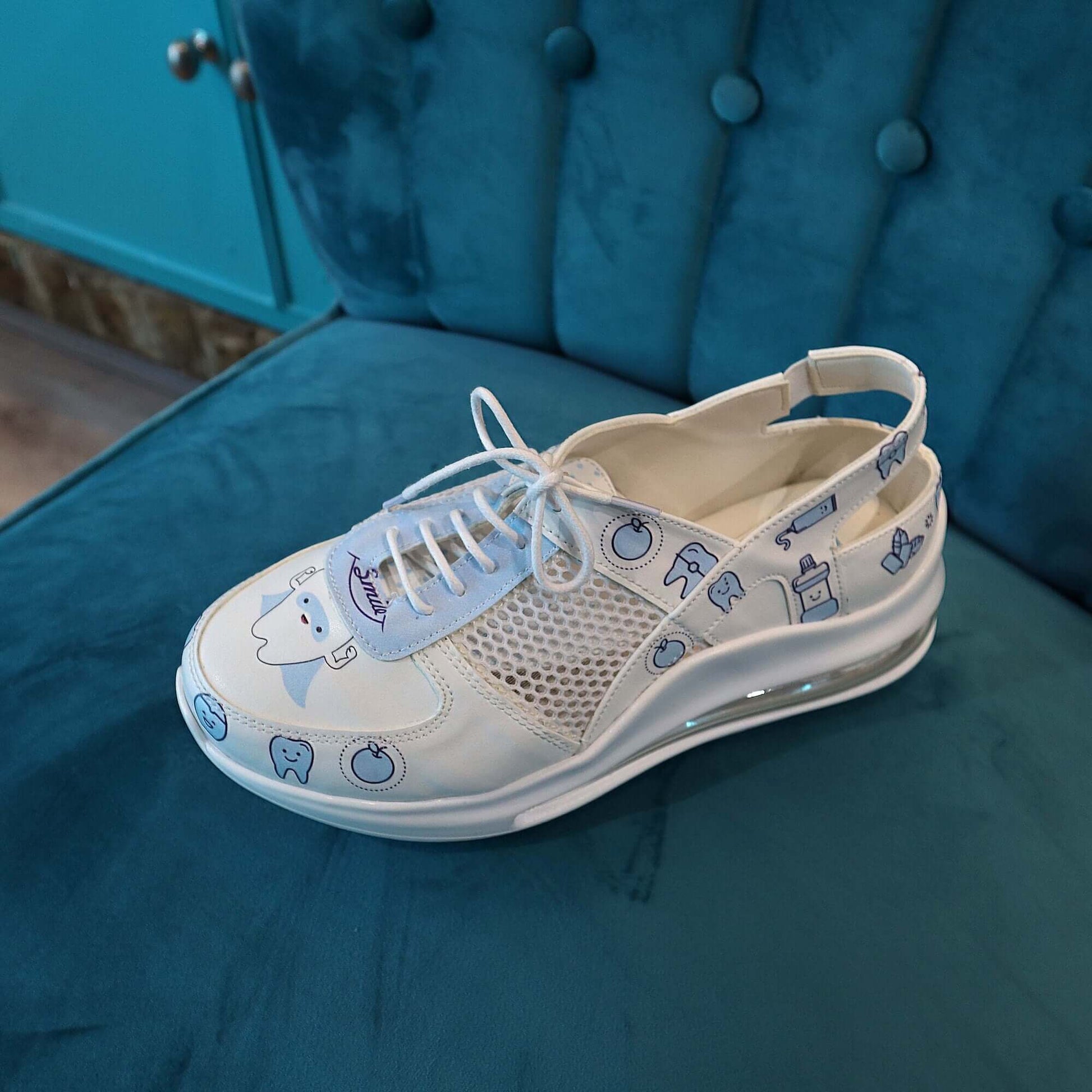  Dentist Leather Sneaker Clogs Nursing Shoes Supermax