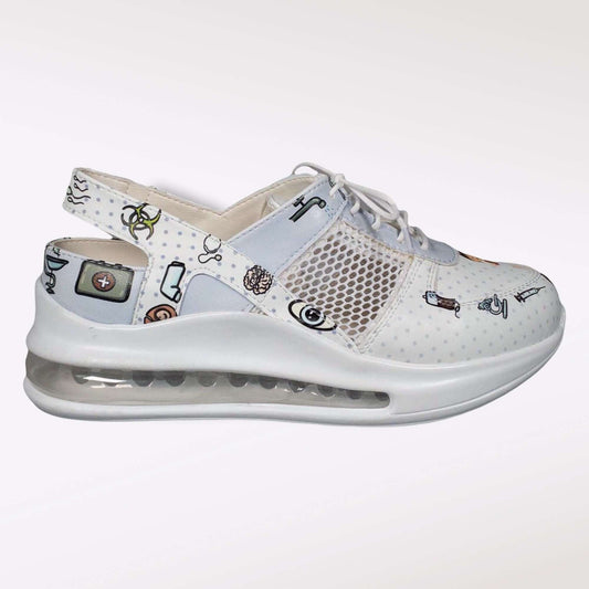 Doctor Nurse Leather Sneaker Clogs Nursing Shoes Supermax