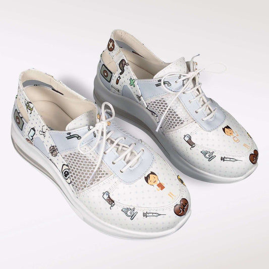 Doctor Nurse Leather Sneaker Clogs Nursing Shoes Supermax