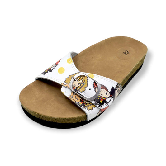 Wizard Single Band Handmade Leather Open Toe Sandals, Clogs, Slippers, Mules , Unisex, Super Comfy, Handmade, Low Heel
