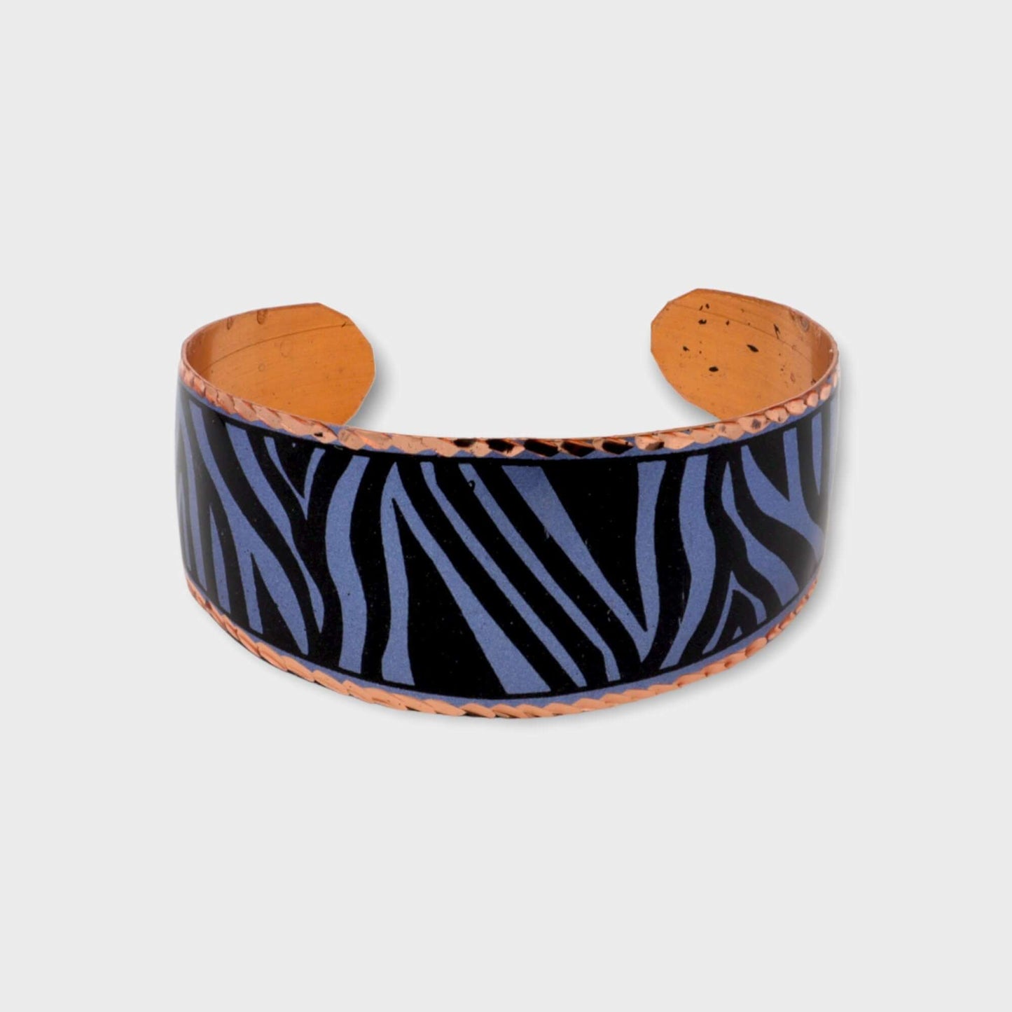 Blue Copper Adjustable Ring Bracelet Jewelry Set Jewellery